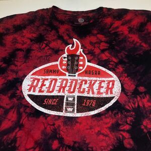 SAMMY HAGAR Red Rocker Concert Tour Tie Dye T SHIRT Sz Mens L Van Halen